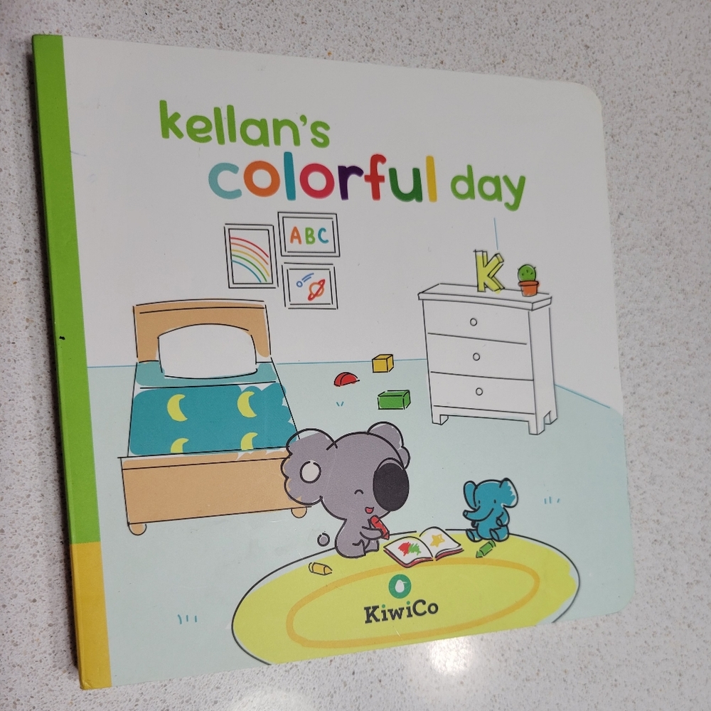 Kellan's Colorful Day KiwiCo Board Book
